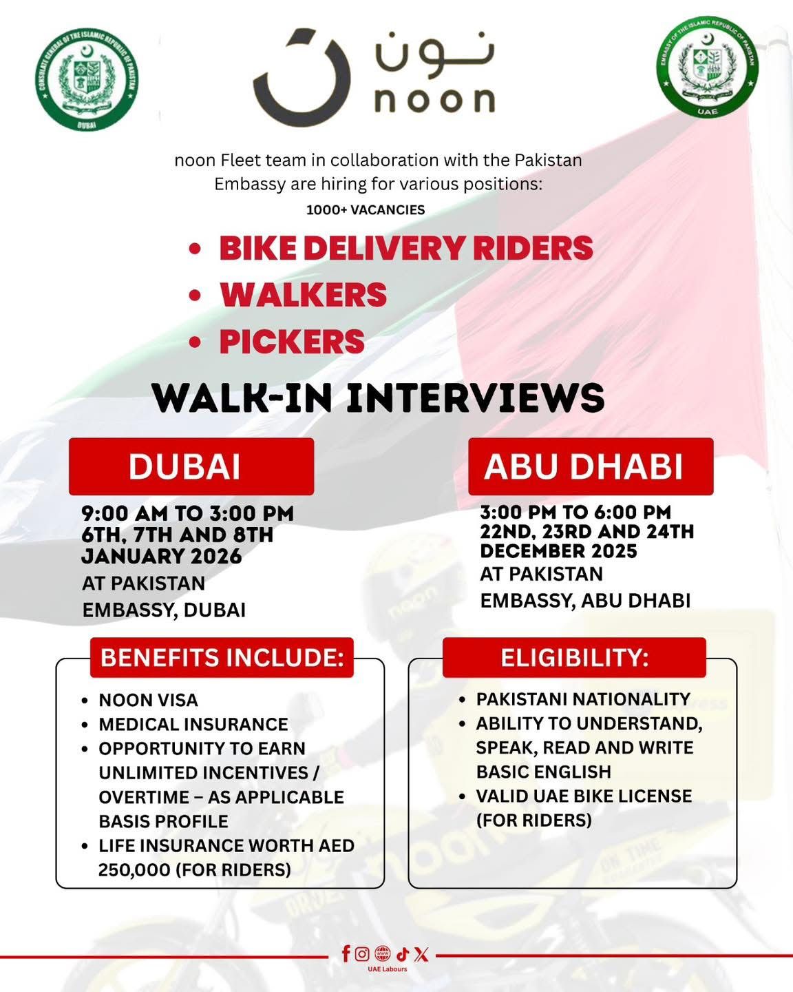 Noon UAE Jobs 2025–2026 | Walk-In Interviews in Dubai & Abu Dhabi (1000+ Vacancies)