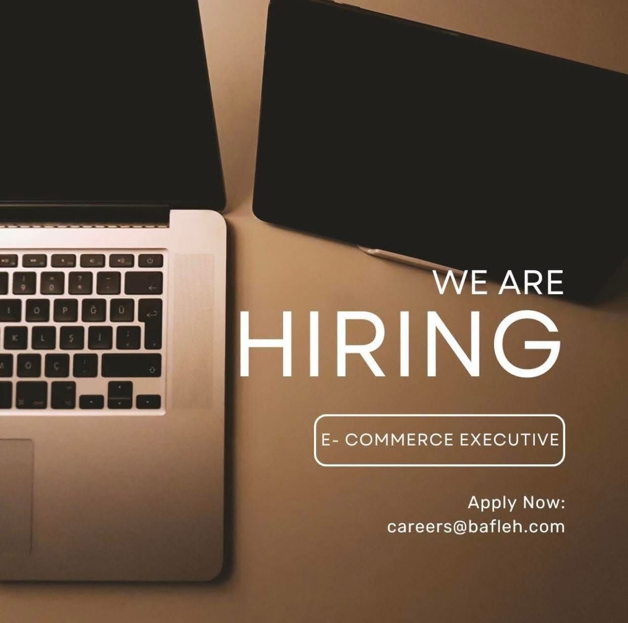 E-Commerce Executive Jobs – Join Our Team | Bafleh Careers